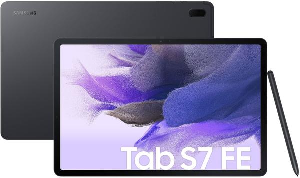 Samsung Galaxy Tab S7 FE SM-T733N 128 GB, 31,5 cm (12.4 Zoll) Qualcomm Snapdragon 6 GB Wi-Fi 6 (802.11ax) Android 11 Schwarz