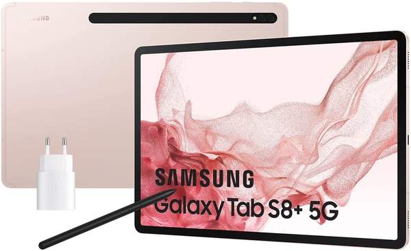 Technische Daten & Design Samsung Galaxy Tab S8+ 256GB 5G pink gold