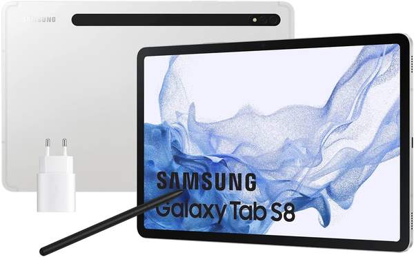Kamera & Display Samsung Galaxy Tab S8 128GB WiFi silber