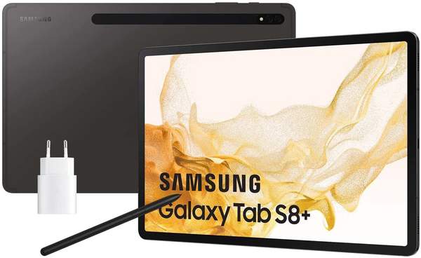 Android-Tablet Software & Kamera Samsung Galaxy Tab S8+ 128GB WiFi grau