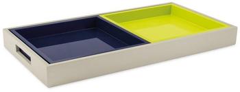 Remember Tablett-Set Trias 3er-Set gel-blau