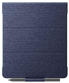 Amazon Kindle Scribe-Klapphülle Stoff jeansblau