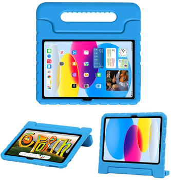 iMoshion Apple iPad 10.9 (2022) Hülle Silikon Blau Shockproof/Stoßfest (SH00054132)