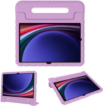iMoshion Samsung Galaxy Tab S9 Hülle Silikon Violett Shockproof/Stoßfest (SH00065689)