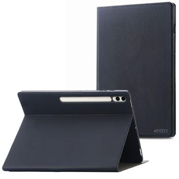 Accezz Classic Tablet Case Samsung Galaxy Tab S9 FE Plus / Tab S9 Plus Schwarz
