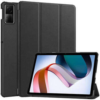 Wigento 3folt Wake UP Smart Cover Xiaomi Redmi Pad SE Schwarz