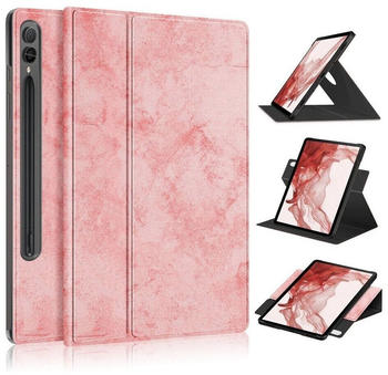 Wigento 360&deg; Rotation Case Samsung Galaxy Tab S9 FE Pink