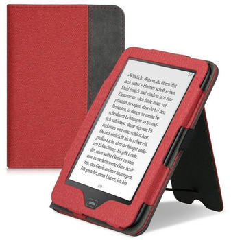kwmobile Case Tolino Vision 1 / 2 / 3 / 4 HD Rot/Schwarz (50211.04)
