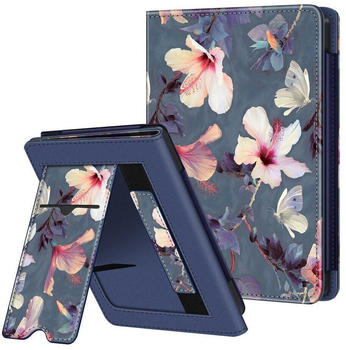 Fintie Case Tolino Shine Color / Kobo Clara Colour Blühender Hibiskus