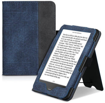 kwmobile Case Tolino Vision 1 / 2 / 3 / 4 HD Blau/Schwarz (50211.05)