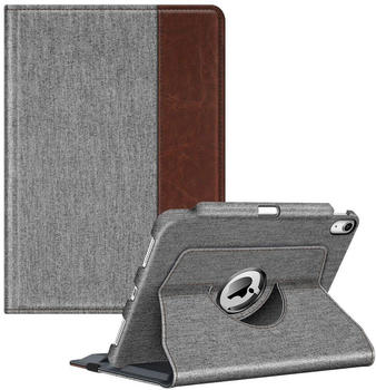 Fintie 360&deg; Case iPad Air 2022/2020 Grau/Braun