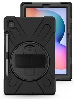 eSTUFF Austin Defender Case Samsung Galaxy Tab S6 Lite 2022/2020 Schwarz