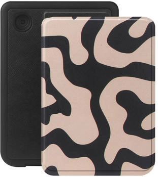 Selencia Vivid Case Kobo Clara Colour / BW Art Wave Black