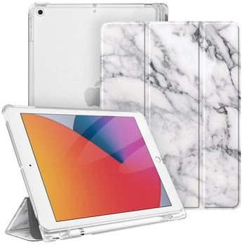 Fintie Case iPad 10.2 2019/2020/2021 Marmor Wei&szlig;