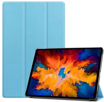 König Design Tablet-Hülle kompatibel mit Lenovo Tab P11 Pro TB-J706L (11.5") Kunstleder Smart Cover Case Etui Himmelblau