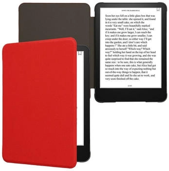 kwmobile Hülle kompatibel mit Amazon Kindle Paperwhite (12. Gen 2024) / Kindle Colorsoft - Nylon eReader Schutzhülle Cover Case - Rot (KWM000023XO004C)