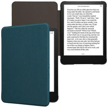 kwmobile Hülle kompatibel mit Amazon Kindle Paperwhite (12. Gen 2024) / Kindle Colorsoft - Nylon eReader Schutzhülle Cover Case - Petrol (KWM000023XO001C)