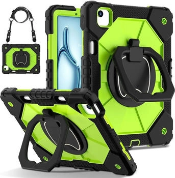 Wigento Für Apple iPad Air 11 2024 / Air 5 / 4 Robuste Hybrid 360 Grad Tasche (77725)