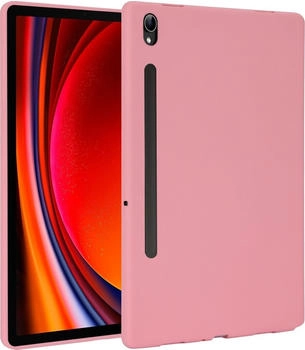 Wigento Für Samsung Galaxy Tab S9 / S9 FE TPU Silikon Hülle ultra dünn Rosa (77592)