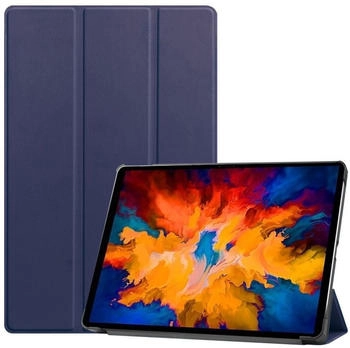 König Design Tablet-Hülle kompatibel mit Lenovo Tab P11 Pro TB-J706L (11.5") Kunstleder Smart Cover Case Etui Dunkelblau