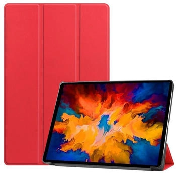 König Design Tablet-Hülle kompatibel mit Lenovo Tab P11 Pro TB-J706L (11.5") Kunstleder Smart Cover Case Etui Rot