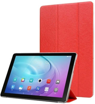König Design Samsung Galaxy Tab A7 Smart Cover magnetische Abdeckung Schutzhülle Tasche Rot