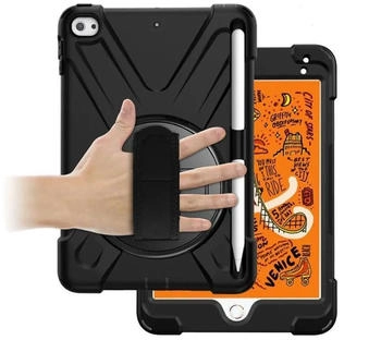 eSTUFF Defender Case (IPad Mini 4), Tablet Hülle, Schwarz