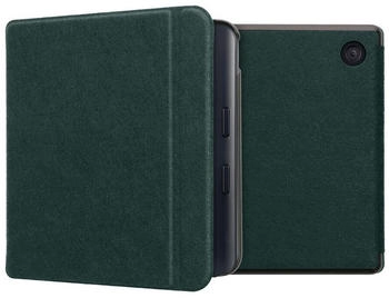kwmobile Hülle kompatibel mit Kobo Kobo Libra Colour/Tolino Vision Color - Filz Stoff eReader Schutzhülle Cover Case - Petrol (KWM000023WP002C)