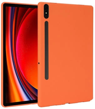 Wigento Für Samsung Galaxy Tab S10 Plus / S9 Plus FE TPU Silikon Hülle Orange (77605)