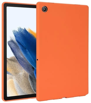 Wigento Für Samsung Galaxy Tab A9 TPU Silikon Hülle Ultra dünn Case Orange (77554)