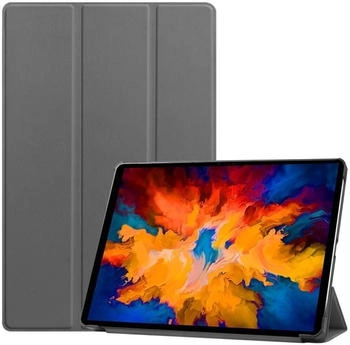 König Design Tablet-Hülle kompatibel mit Lenovo Tab P11 Pro TB-J706L (11.5") Kunstleder Smart Cover Case Etui Grau