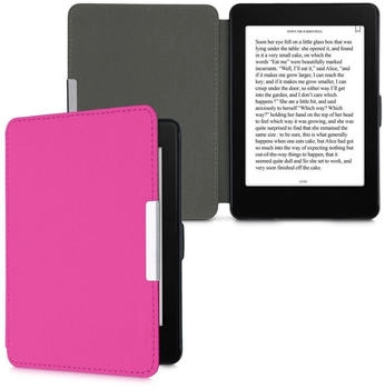 kwmobile Hülle kompatibel mit Amazon Kindle Paperwhite - Nylon eReader Schutzhülle Cover Case (für Modelle bis 2017) - Rosa