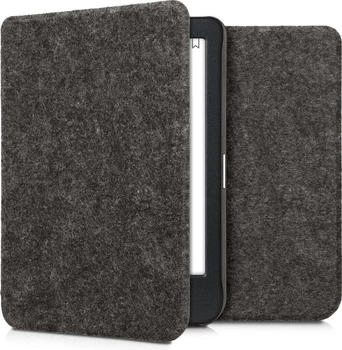 kwmobile Case Kobo Clara BW/Clara Colour/Tolino Shine (5) / Shine Color Dunkelgrau