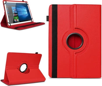 NAmobile Tablet Hülle für 7 - 8 Zoll Tasche Schutzhülle Case Cover Universal 360° DrehbarFarben:Schwarz