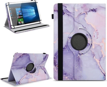 NAmobile Tablet Tasche für 10 - 10.1 Zoll Hülle Cover 360° Drehbar Universal Schutz CaseFarben:Motiv 23