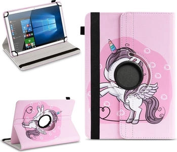 NAmobile Tablet Tasche für 10 - 10.1 Zoll Hülle Cover 360° Drehbar Universal Schutz CaseFarben:Motiv 16