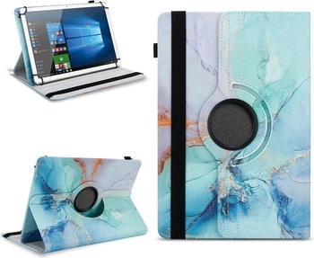 NAmobile Tablet Tasche für 10 - 10.1 Zoll Hülle Cover 360° Drehbar Universal Schutz CaseFarben:Motiv 22