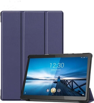 FroShop Schutz Hülle für Lenovo Tab M10 FHD Plus TB-X606F/X 10.3" Smart Cover Case Etui Farbe Blau