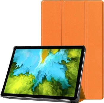 FroShop Schutz Hülle für Lenovo Tab M10 FHD Plus TB-X606F/X 10.3" Smart Cover Case Etui Farbe Orange