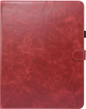 FroShop Schutz Hülle für Apple iPad Pro 12.9 5./6. Gen. 2022 2021 Case Etui Cover Tasche - ROT