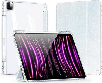 Case2go Dux Ducis - Tablet hoes geschikt voor Apple iPad Air 12.9 (2024) - Unid Tri-fold Case - Met Pencilhouder en Auto/Wake Functie - Blauw (B-6540)