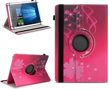 NAmobile Tablet Hülle für Acer Iconia Tab A10 / A11 Tasche Schutzhülle Cover 360 DrehbarFarben:Motiv 24