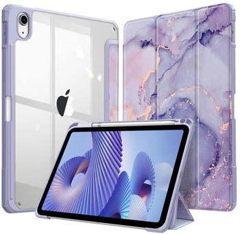 Fintie Hybrid Case iPad A16 11 2025 Lila Marmor