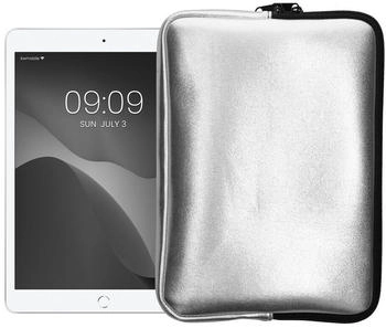 kwmobile Tablet Hülle kompatibel mit 9,7"-11" Tablet - Universal Neopren Tasche Cover Case - Schutzhülle Sleeve in Silber (KWM000014ZA012C)