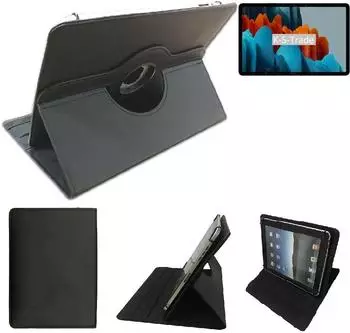K-S-Trade High quality kompatibel mit Samsung Galaxy Tab S7 Wi-Fi Schutz Hülle 360° Tablet Case Schutzhülle Flip Cover schwarz. Tablet Hülle drehbar