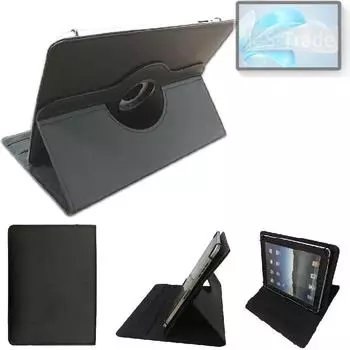 K-S-Trade High quality kompatibel mit Chuwi Hi10 Xpro Schutz Hülle 360° Tablet Case Schutzhülle Flip Cover schwarz. Tablet Hülle drehbar Standfunktion