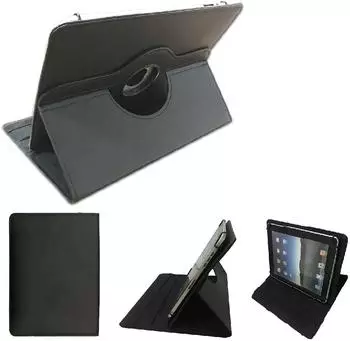 K-S-Trade High quality kompatibel mit ACER Iconia Tab A1-810 Schutz Hülle 360° Tablet Case Schutzhülle Flip Cover schwarz. Tablet Hülle drehbar
