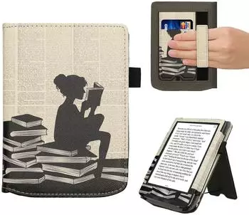 kwmobile Flip Cover Pocketbook Verse/Verse Pro/Verse Color/Vivlio Light/Light HD (KWM0000241A001C)