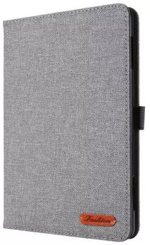 König Design Tablet-Hülle Amazon Kindle Fire HD 10 2021 Tablet-Hülle für Amazon Kindle Fire HD 10 2021 Schutztasche Wallet Cover 360 Case Etuis Grau Grau