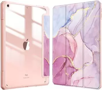Fintie Hybrid Case iPad 10.2 2019/2020/2021 Marble Pink